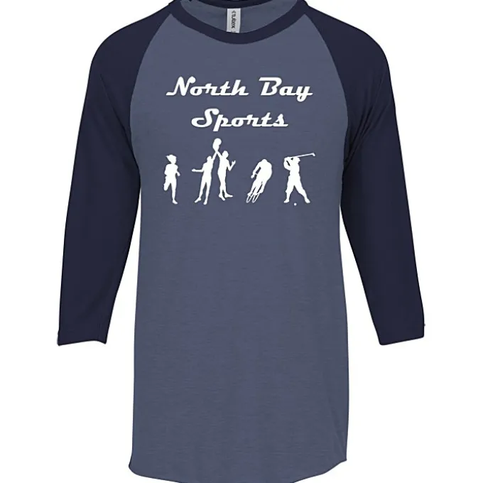 Tultex Fine Jersey 3/4 Sleeve Raglan T-Shirt - Colors