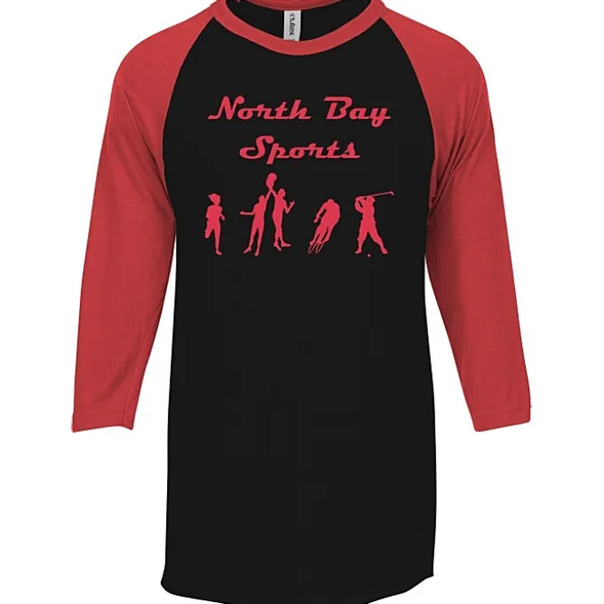 Tultex Fine Jersey 3/4 Sleeve Raglan T-Shirt - Colors