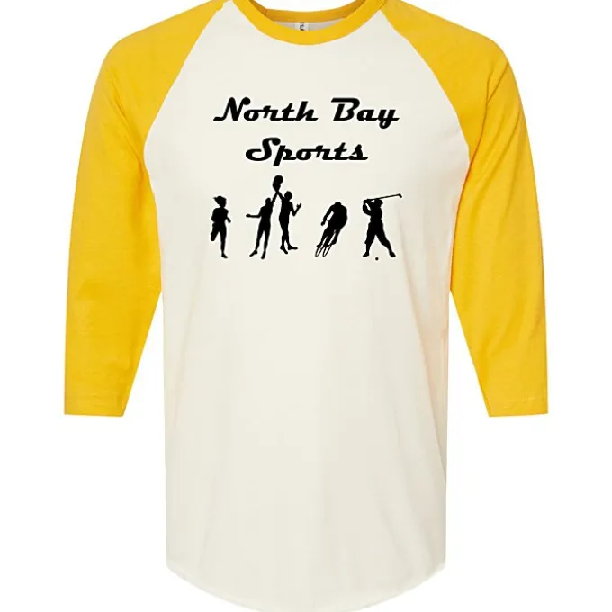 Tultex Fine Jersey 3/4 Sleeve Raglan T-Shirt - Colors