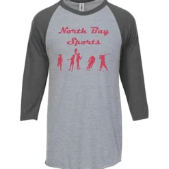 Tultex Fine Jersey 3/4 Sleeve Raglan T-Shirt - Colors