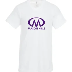 Tultex Polyester Blend V-Neck T-Shirt - Men's
