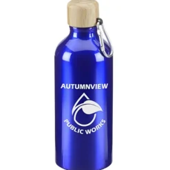 Tundra Aluminum Bottle with Bamboo Lid - 20 oz.