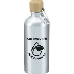 Tundra Aluminum Bottle with Bamboo Lid - 20 oz.