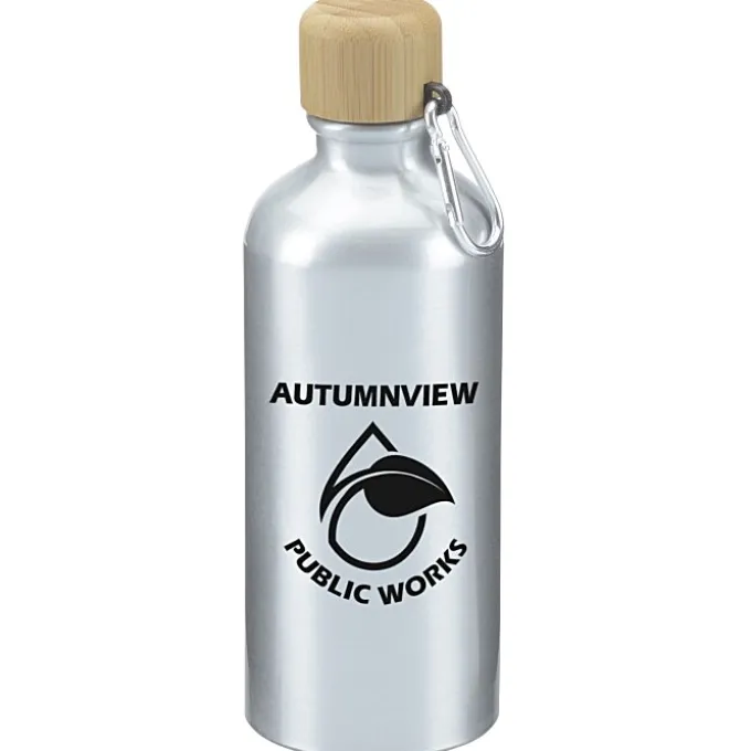 Tundra Aluminum Bottle with Bamboo Lid - 20 oz.