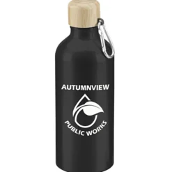 Tundra Aluminum Bottle with Bamboo Lid - 20 oz.