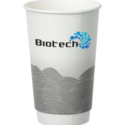 Turbulent Waves Full Color Insulated Paper Cup - 16 oz.