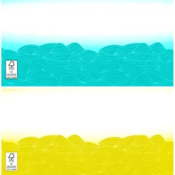 Turbulent Waves Full Color Insulated Paper Cup - 16 oz.