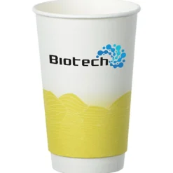 Turbulent Waves Full Color Insulated Paper Cup - 16 oz.