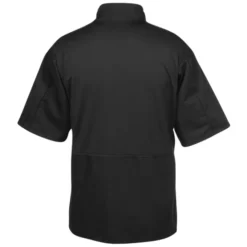 Twelve Cloth Button Short Sleeve Chef Coat with Mesh Back