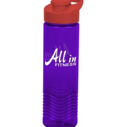 Twist Water Bottle with Flip Carry Lid - 24 oz