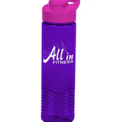 Twist Water Bottle with Flip Carry Lid - 24 oz