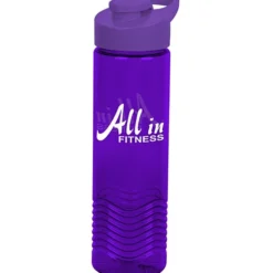 Twist Water Bottle with Flip Carry Lid - 24 oz