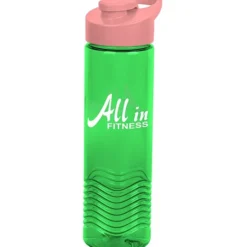 Twist Water Bottle with Flip Carry Lid - 24 oz