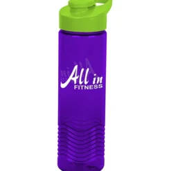 Twist Water Bottle with Flip Carry Lid - 24 oz