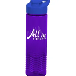 Twist Water Bottle with Flip Carry Lid - 24 oz