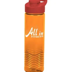 Twist Water Bottle with Flip Carry Lid - 24 oz