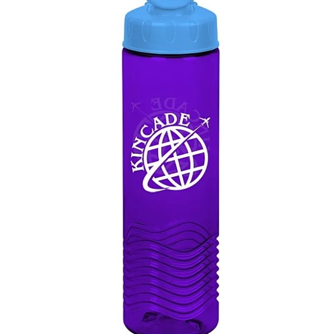 Twist Water Bottle with Flip Lid - 24 oz