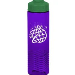 Twist Water Bottle with Flip Lid - 24 oz