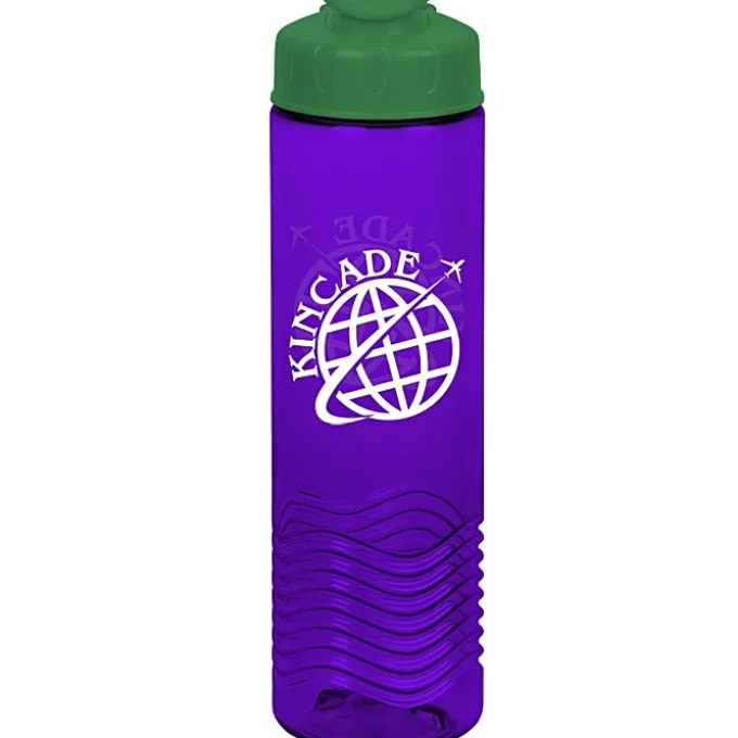 Twist Water Bottle with Flip Lid - 24 oz