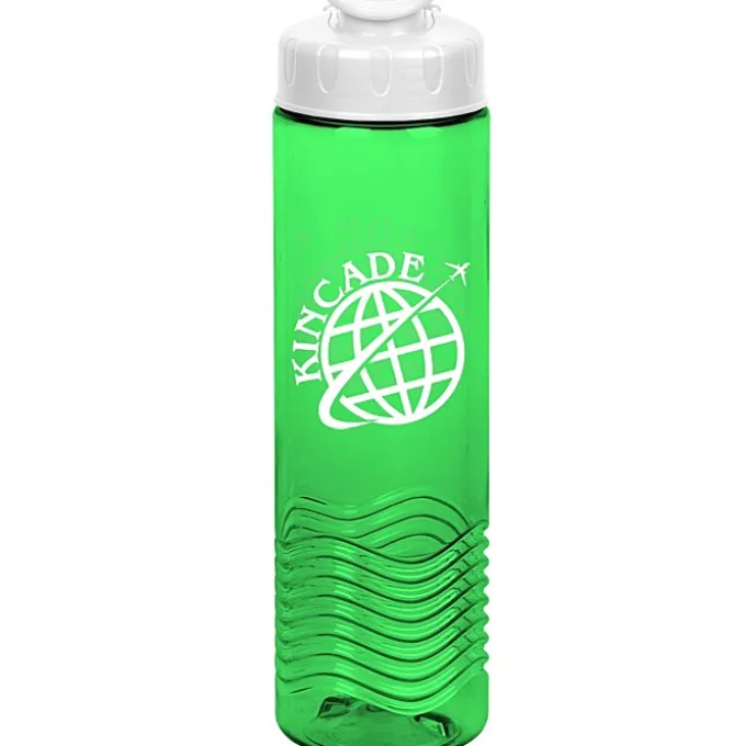Twist Water Bottle with Flip Lid - 24 oz