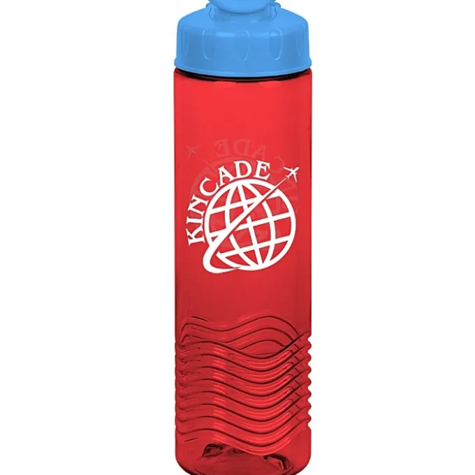Twist Water Bottle with Flip Lid - 24 oz