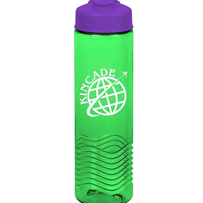 Twist Water Bottle with Flip Lid - 24 oz