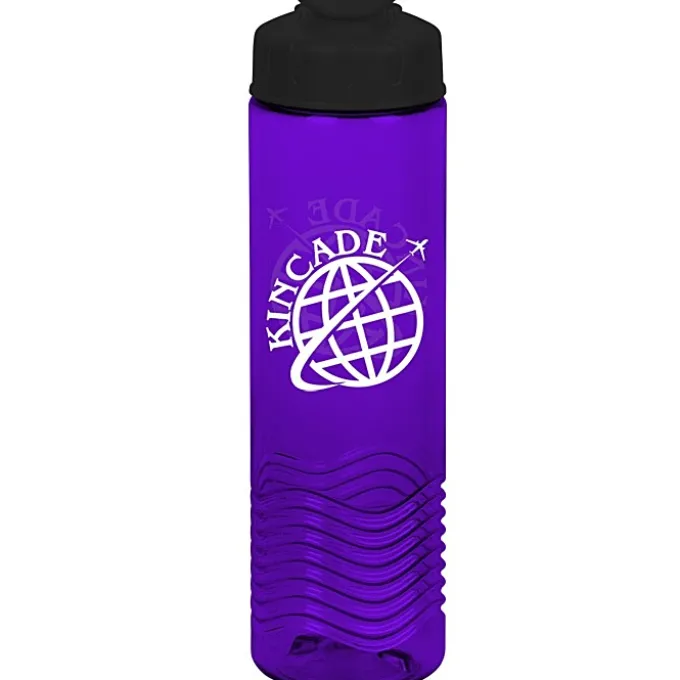 Twist Water Bottle with Flip Lid - 24 oz