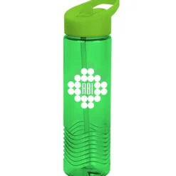 Twist Water Bottle with Flip Straw Lid - 24 oz