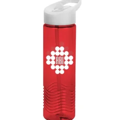 Twist Water Bottle with Flip Straw Lid - 24 oz
