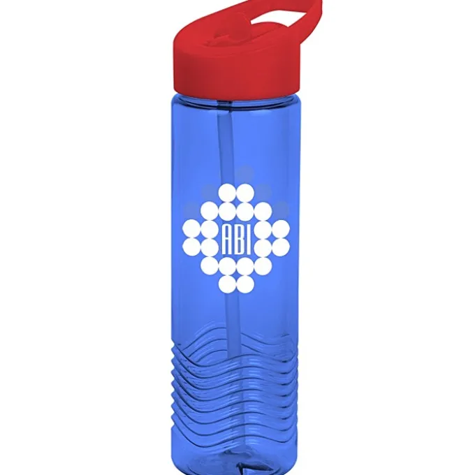 Twist Water Bottle with Flip Straw Lid - 24 oz