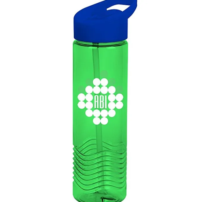 Twist Water Bottle with Flip Straw Lid - 24 oz