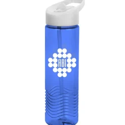 Twist Water Bottle with Flip Straw Lid - 24 oz