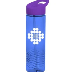 Twist Water Bottle with Flip Straw Lid - 24 oz