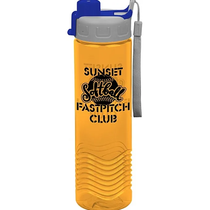 Twist Water Bottle with Quick Snap Lid - 24 oz