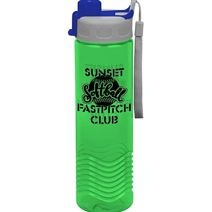 Twist Water Bottle with Quick Snap Lid - 24 oz