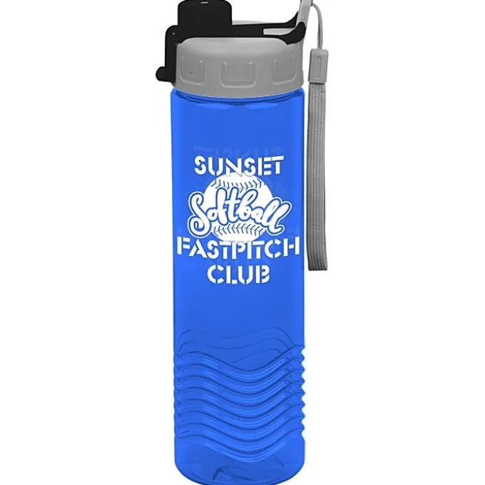 Twist Water Bottle with Quick Snap Lid - 24 oz