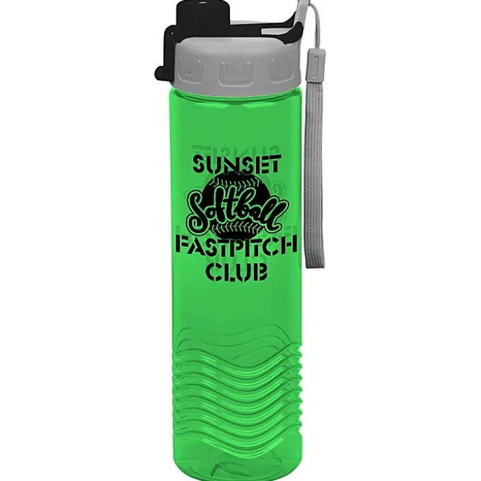 Twist Water Bottle with Quick Snap Lid - 24 oz