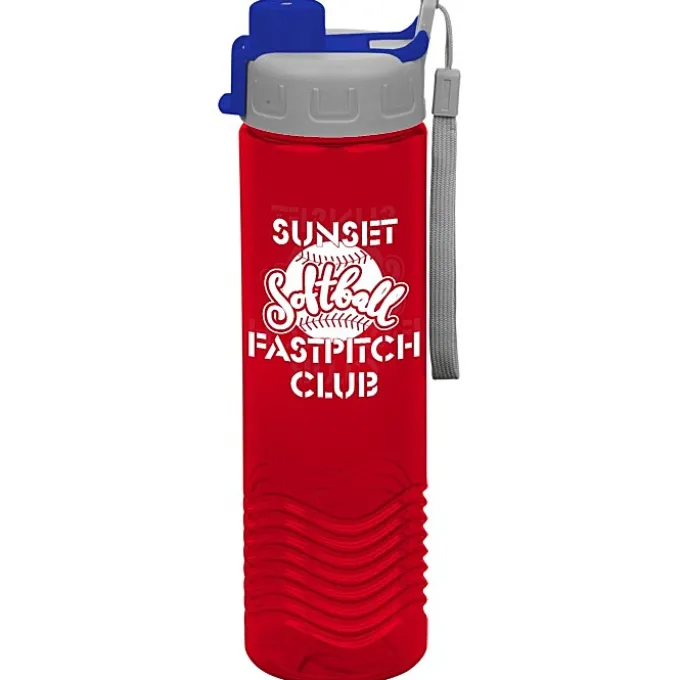 Twist Water Bottle with Quick Snap Lid - 24 oz