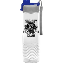 Twist Water Bottle with Quick Snap Lid - 24 oz