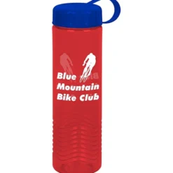 Twist Water Bottle with Tethered Lid - 24 oz