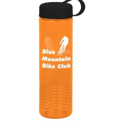 Twist Water Bottle with Tethered Lid - 24 oz