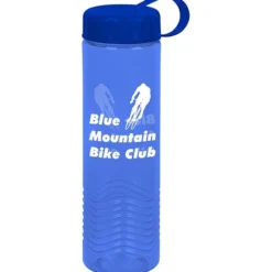 Twist Water Bottle with Tethered Lid - 24 oz