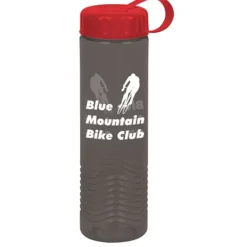 Twist Water Bottle with Tethered Lid - 24 oz