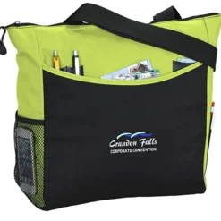 Two-Tone Tote Bag - Embroidered