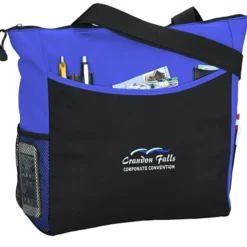 Two-Tone Tote Bag - Embroidered