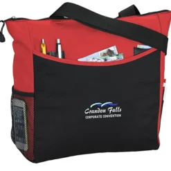 Two-Tone Tote Bag - Embroidered