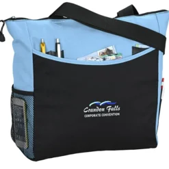 Two-Tone Tote Bag - Embroidered