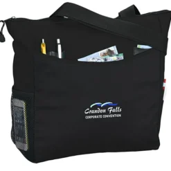 Two-Tone Tote Bag - Embroidered