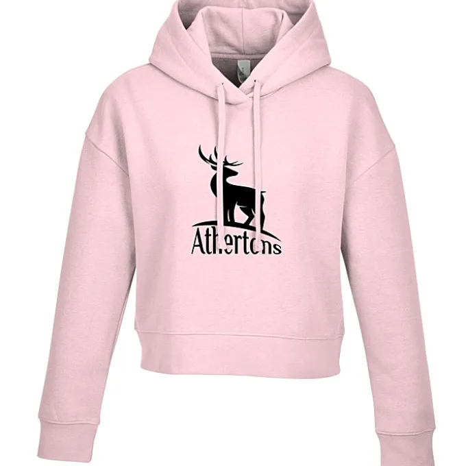 Ultimate 8.3-oz CVC Fleece Cropped Hoodie - Ladies' - Screen