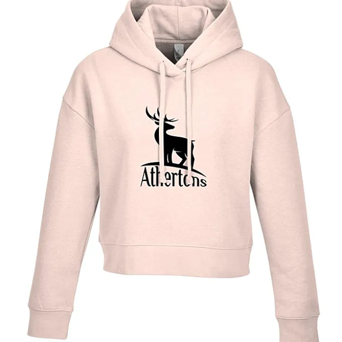 Ultimate 8.3-oz CVC Fleece Cropped Hoodie - Ladies' - Screen